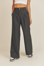 Load image into Gallery viewer, samantha high waisted trousers | black
