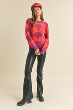 Load image into Gallery viewer, jolene two tone scallop knit sweater
