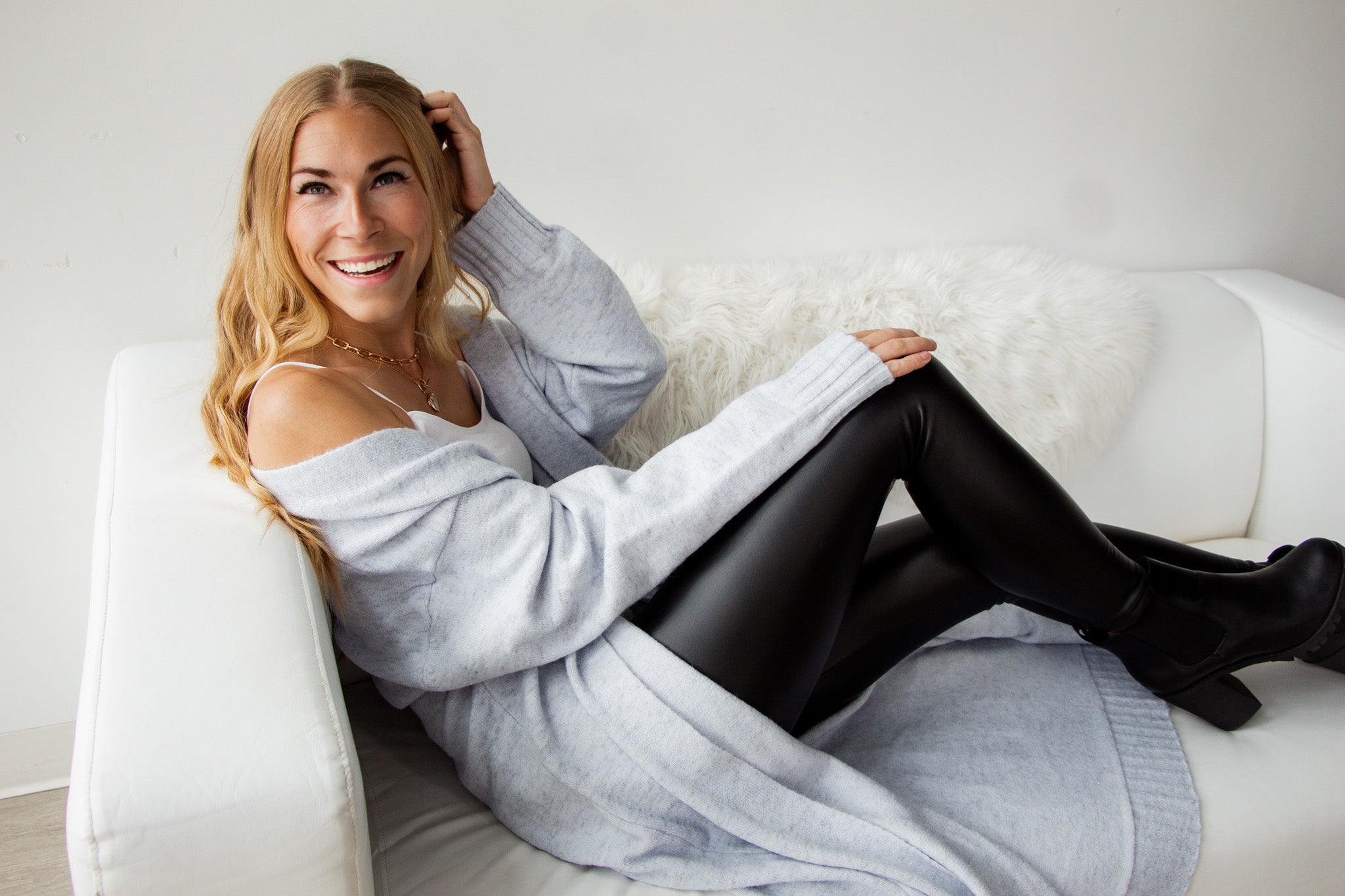 ShopOlica Ankle Warm Fleece Legging Skin - 3XL Women Pyjama