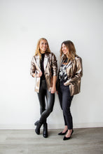 Load image into Gallery viewer, the night is young metallic blazer | bronze
